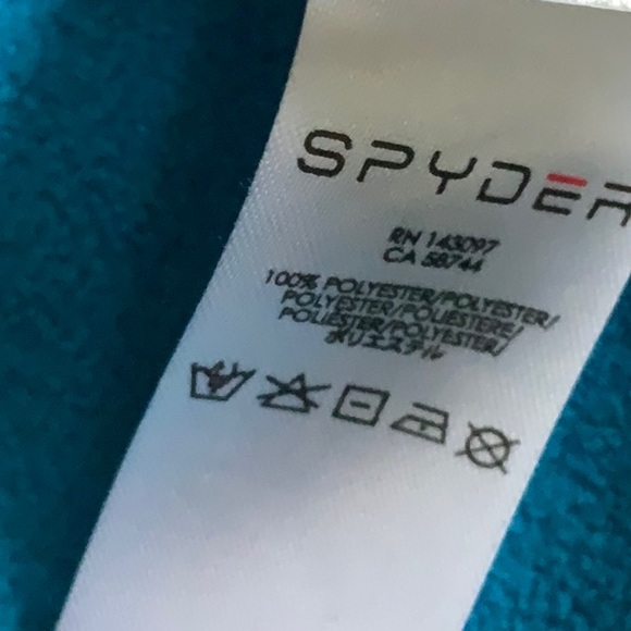 Spyder Men’s Outbound 1/2 Zip Mid-Weight Core Sweater-Cob/Blk/Boe - Large - Picture 11 of 13